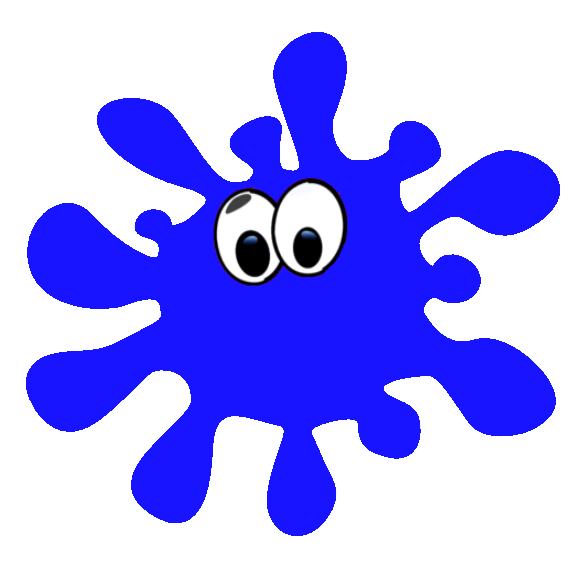Blue Paint Splash