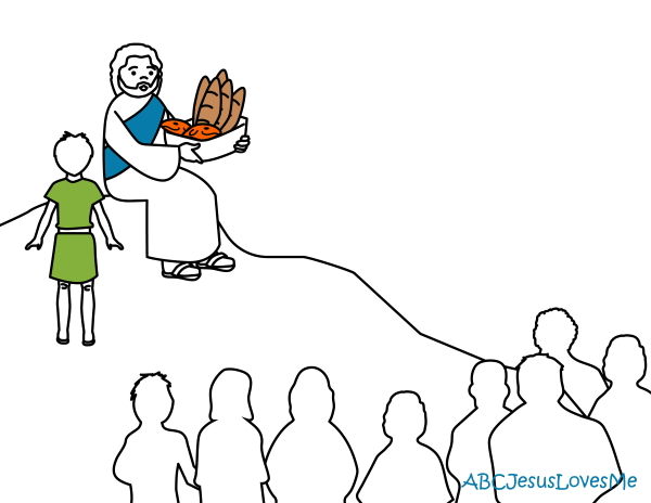 Jesus Feeds the 5000 Worksheet