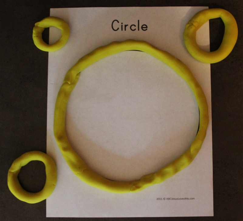 Play Dough Circles