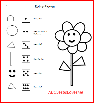 Roll-a-Flower Game