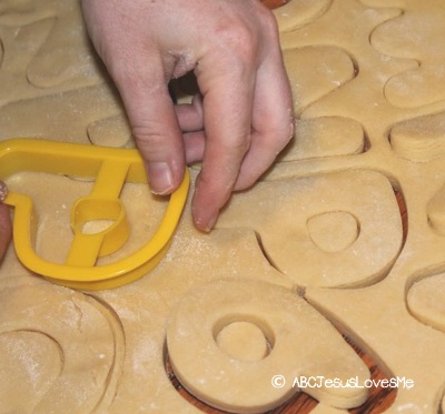 Letter Sugar-Cookie Dough