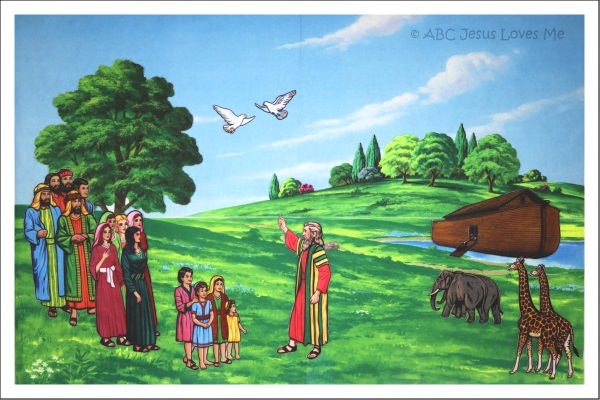 Noah's Ark Flannelgraph Bible Story