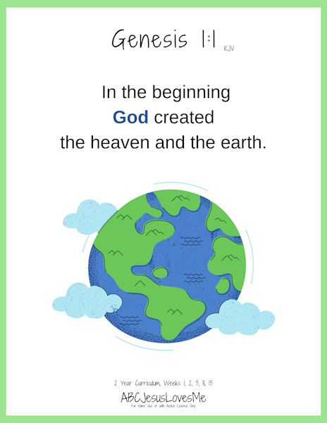 Memory Verse Packet